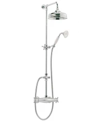 Huber Victorian Nostalgic Thermostatic Shower Set chrome 5711