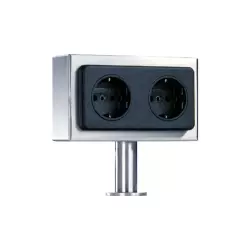 Kitchen island sockets with 2 outlets, earthed