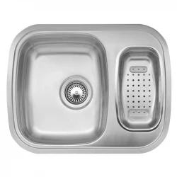 Reginox Morena 1.5 stainless steel kitchen sink flush-mounted including strainer bowl R16534