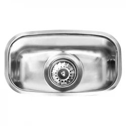 Reginox small stainless steel kitchen sink 16x30cm flush-mounted, inset and undermount 96757