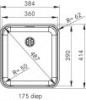 Franke spoelbak Largo LAX 110.36 onderbouw 1220157548