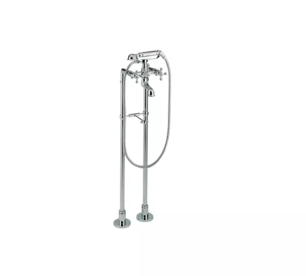 Cisal Arcana Ceramic Pillar Bath Mixer Chrome AC00420021