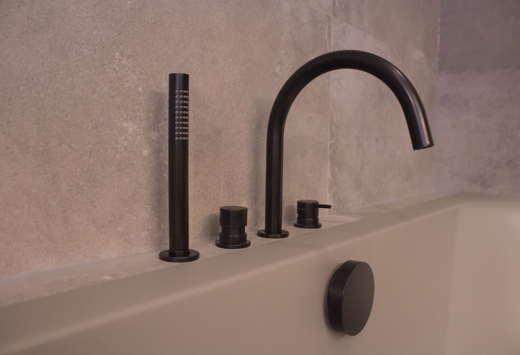 Black Kitchen faucet, black bath faucet, black shower faucet and black sink faucet from Waterevolution